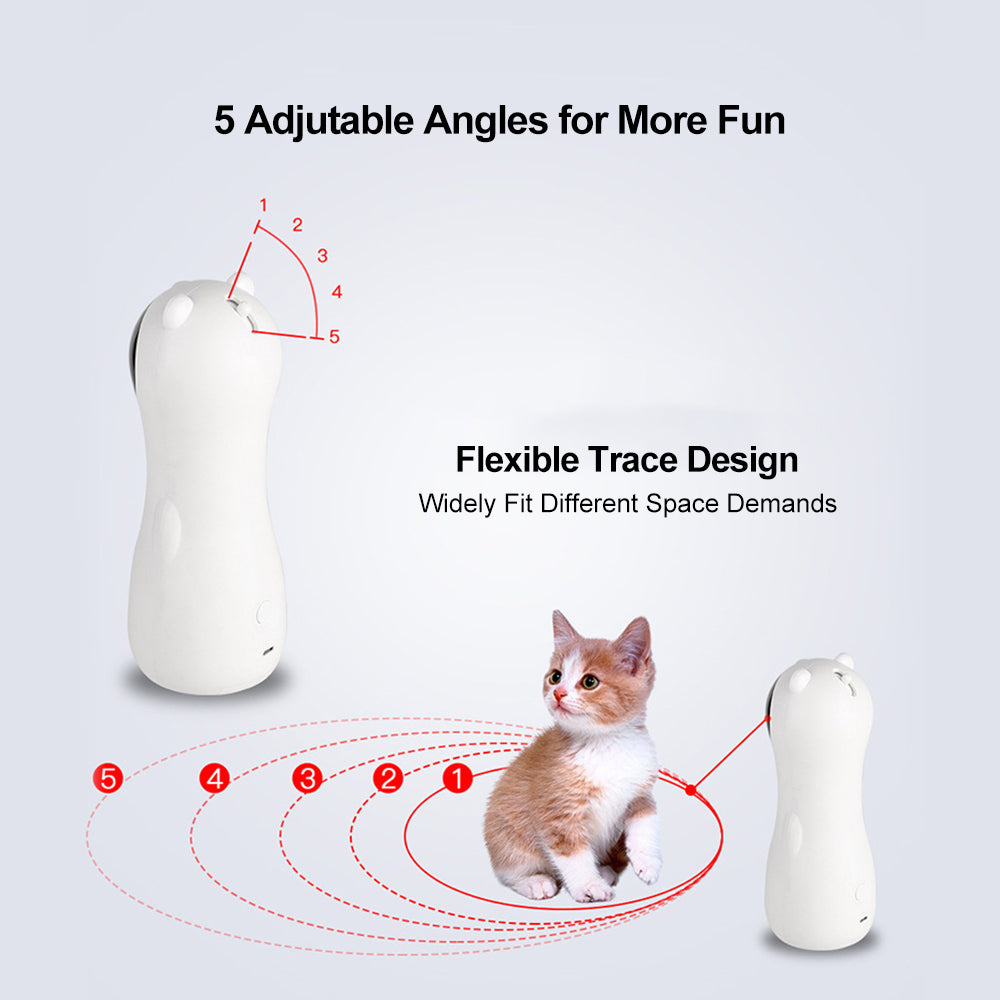 Automatic Laser Cat Toy — Bear LED Red Laser for Indoor Cats