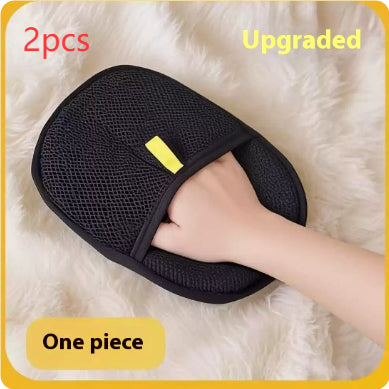 Pet Hair Remover Grooming Glove — Deshedding Mitt Dogs Cats