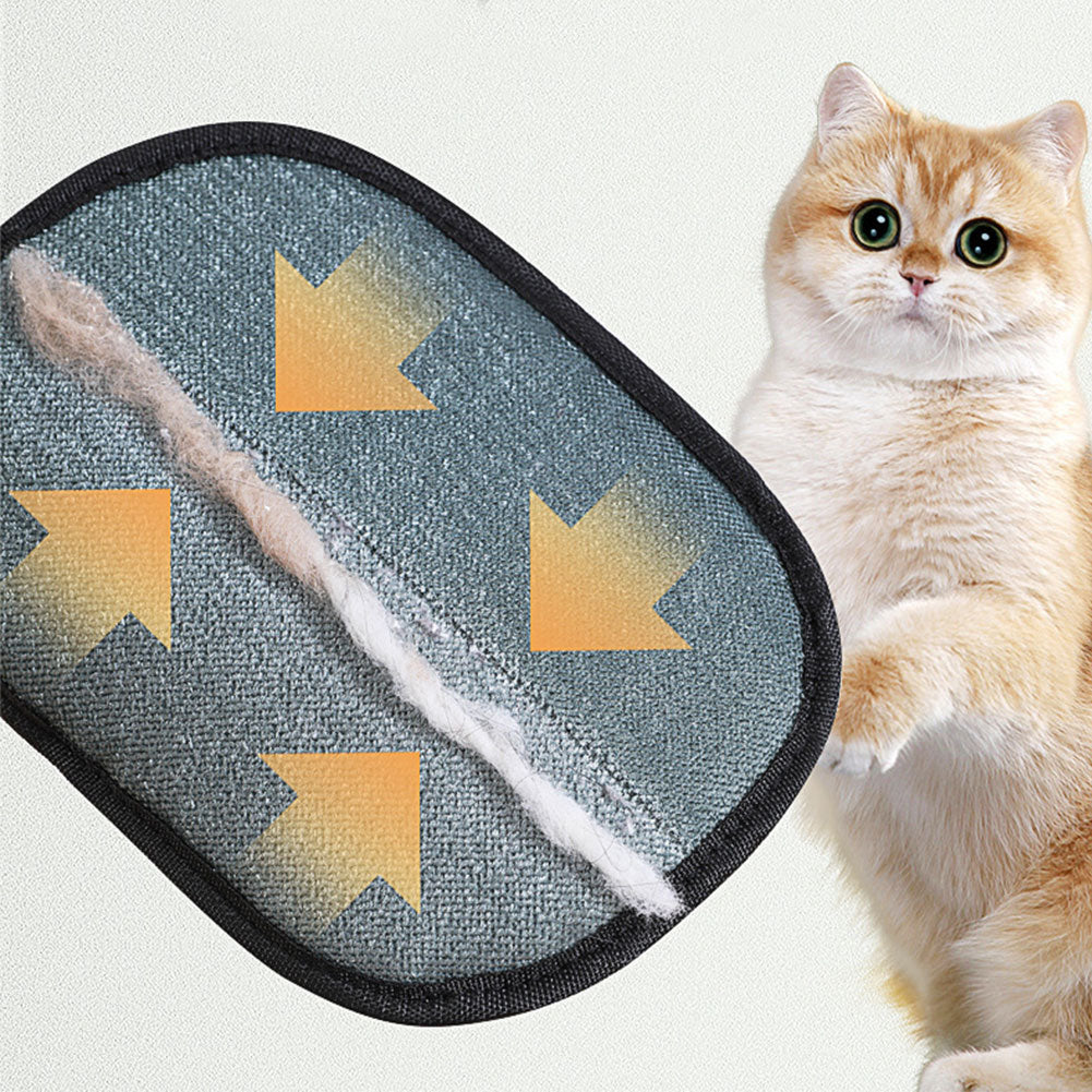 Pet Hair Remover Grooming Glove — Deshedding Mitt Dogs Cats