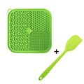 Dog Licking Mat Slow Feeder — Suction Cup Silicone Lick Pad