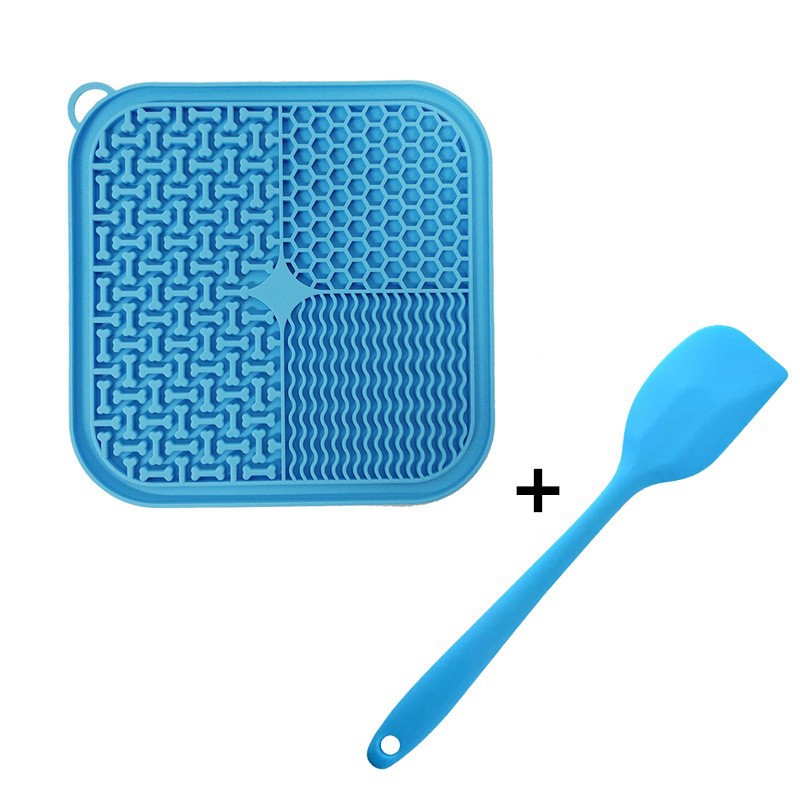 Dog Licking Mat Slow Feeder — Suction Cup Silicone Lick Pad