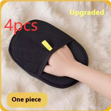Pet Hair Remover Grooming Glove — Deshedding Mitt Dogs Cats
